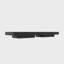 BB02-60-109, deux lavabos intégrés en quartz d'ingénierie SANS drain et robinet, couleur noir mat-78155138
