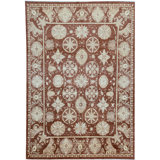 Ziegler Hand-Knotted High-Quality Brown Area Rug