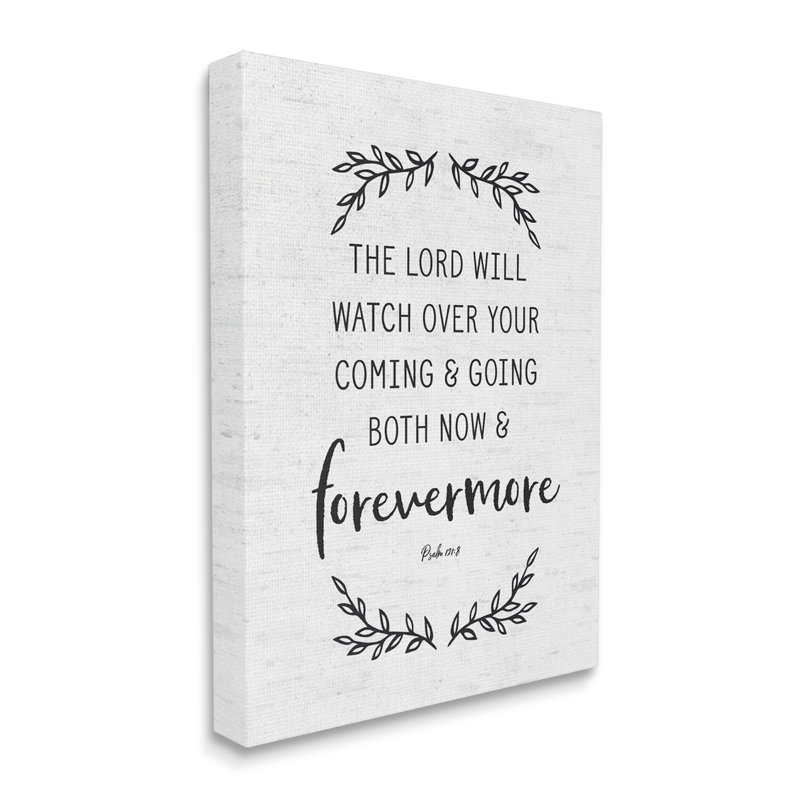 Stupell Industries " Religious Scripture Prayer Comforting Sign " by Lettered And Lined