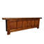 19th Century Chinese Carved Poplar 6 Door Sideboard