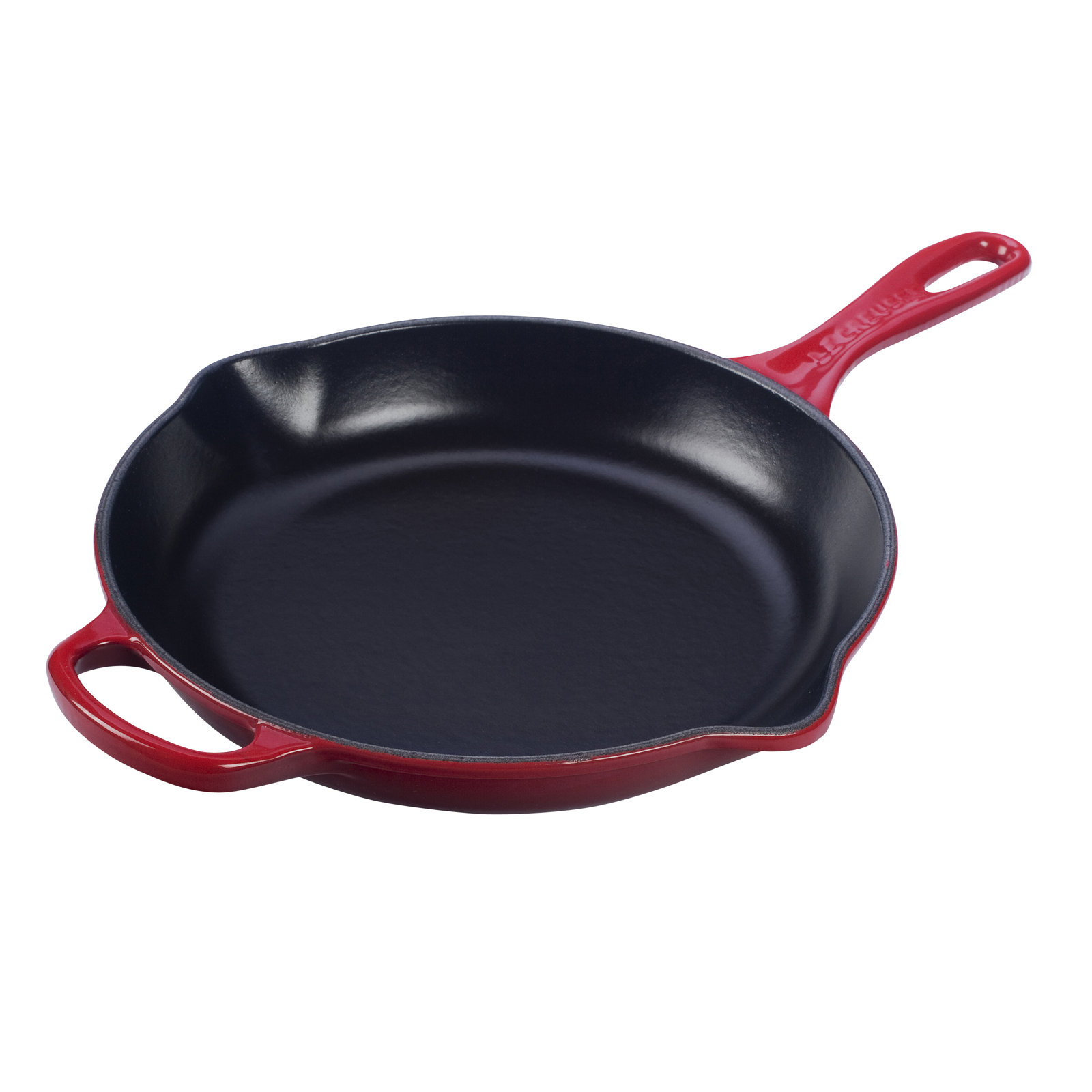 Le Creuset Enameled Cast Iron Skillet, 10.25", Cerise