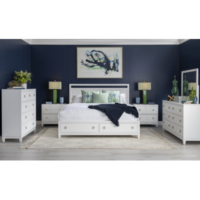 Lillybelle White Storage Panel Bed