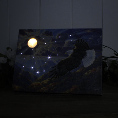 Colten - Freedom 8x6 Lighted Tabletop Canvas