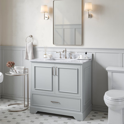 Meuble-lavabo simple avec plateau Abita 55