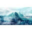 Mountain Misty Forest Sunrise Natural Removable Wallpaper-1267322151