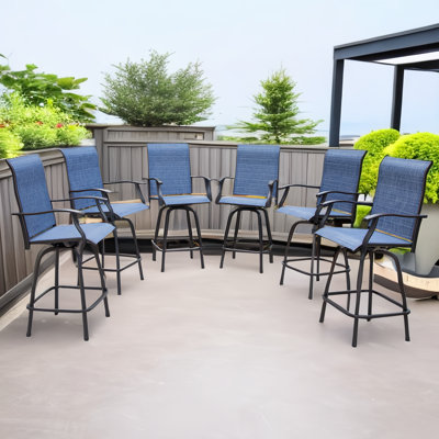 Naksh Metal Outdoor 30.25'' Bar Stool