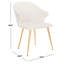 Chaise avec accoudoirs rembourrée Bardot-1054302995