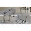 Table de salle à manger extensible de 47 à 63 po, aspect marbre blanc, pieds en métal noir, pour 2 à 6 personnes avec table, jusqu'à 63 po, thème, industriel moderne pour les maisons élégantes