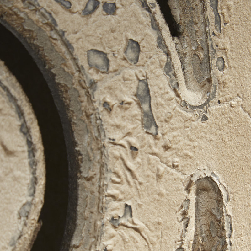 Étagère murale à volutes en bois beige à 1 tablette Sellner