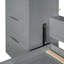 Lit escamotable innovant avec placard intégré, tiroirs et tablettes pour des espaces de vie peu encombrants et multifonctionnels