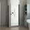 Porte de douche battante semi-sans cadre L 30 à 31 po x H 66 po DreamLine