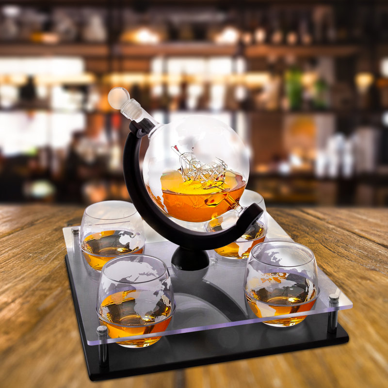 Glass 5 - Piece Beverage Serving Set