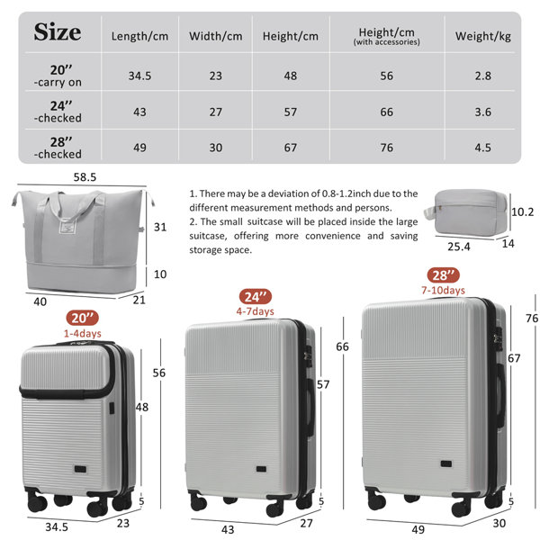Dimensions du produit