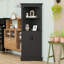 Rangement de salle de bain avec armoire, portes et tablettes-129238781