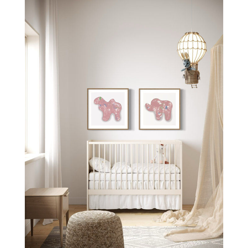 Camel Animal Cracker, Wood, Pink