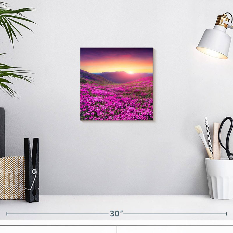 Champ de fleurs de rhododendrons Alvord, H 10 po x l 10 po