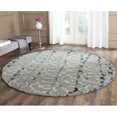Budde Hand Tufted Wool Abstract Rug