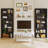70.8" H x 23.8" W Standard Bookcase 6 Tiers Tall with Storage for Living Room, Home Office-1155983252