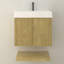 Ensemble de meuble-lavabo mural 24 pouces avec portes et tiroir intérieur Moreno Stella-589570459