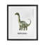 «Meet The Brontosaurus», reproduction d'art sous verre encadrée par Christine Simpson Art-1107428899-1107428898