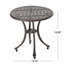 Outdoor 19" Cast Aluminum Side Table