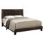 Lit, plateforme, chambre à coucher, structure, rembourré, apparence de similicuir, transitionnel-33090880-33090879