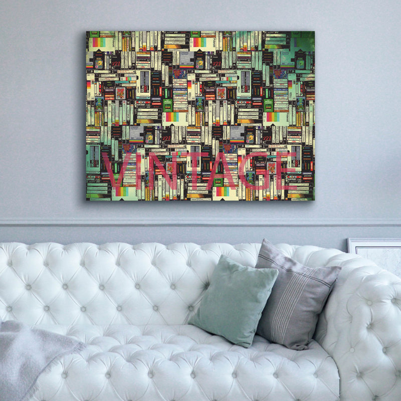 «Vintage» par Mark Ashkenazi, art mural sur toile, H 40 po x l 54 po x P 1,5 po