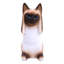 Figurine Odistanus «Hear No Evil Siamese Cat»