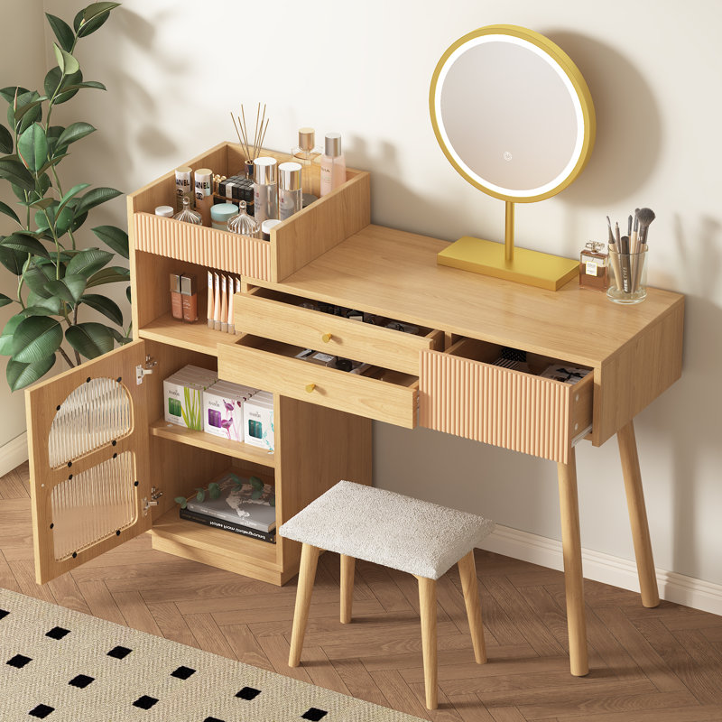 Dressing Table with LED Mirror