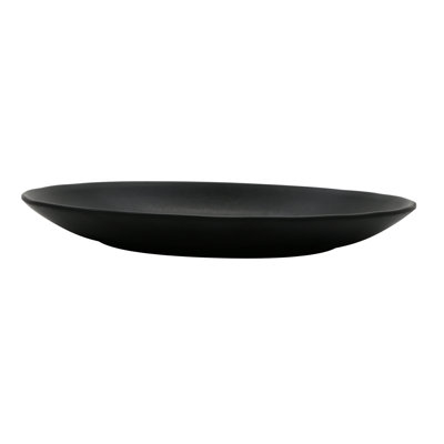 Assiette plate en mélamine GET BF-9-BK, 9,25 po, noire (ensemble de 12)