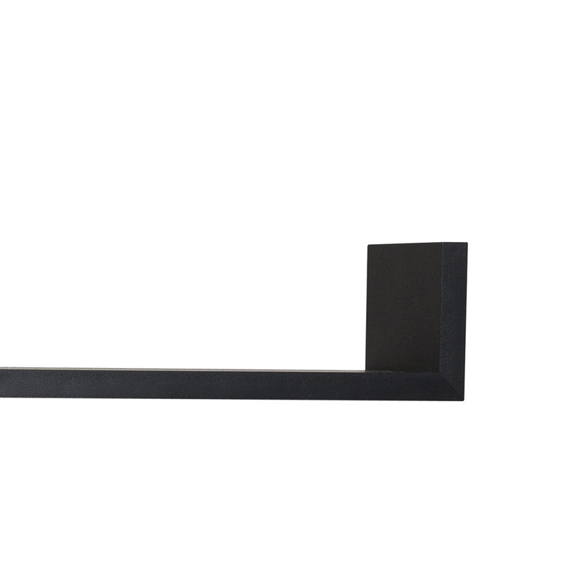 Wickes 3 Piece Floating Shelf, Black