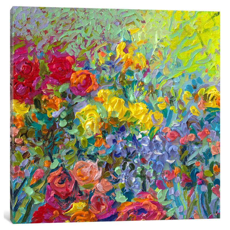 Iris Mesh Clay Flowers par Iris Scott - Impression sur toile tendue sur châssis tendu avec châssis