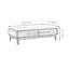 Nouvelle table basse en noyer de style chinois