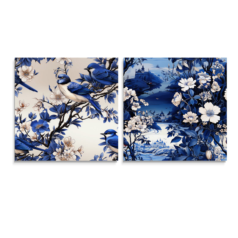 Motif victorien noir et blanc à motif de cheval - ensemble d'art mural en acrylique sur verre floral, H 16 po x l 33 po