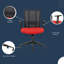 Chaise de travail ergonomique Scarlette-134939102
