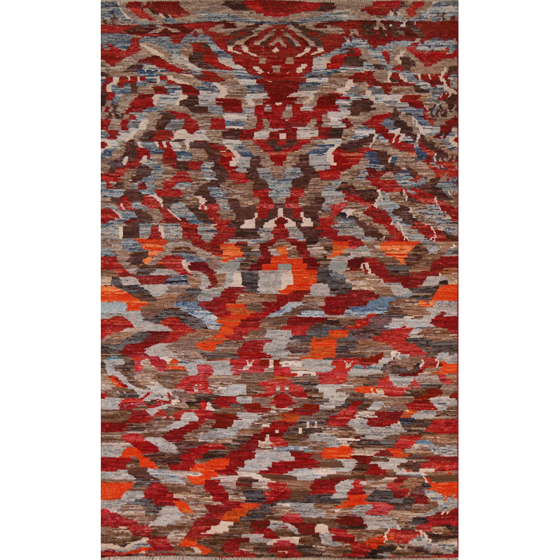 Tapis abstrait Gabbeh Kashkoli 7 x 10
