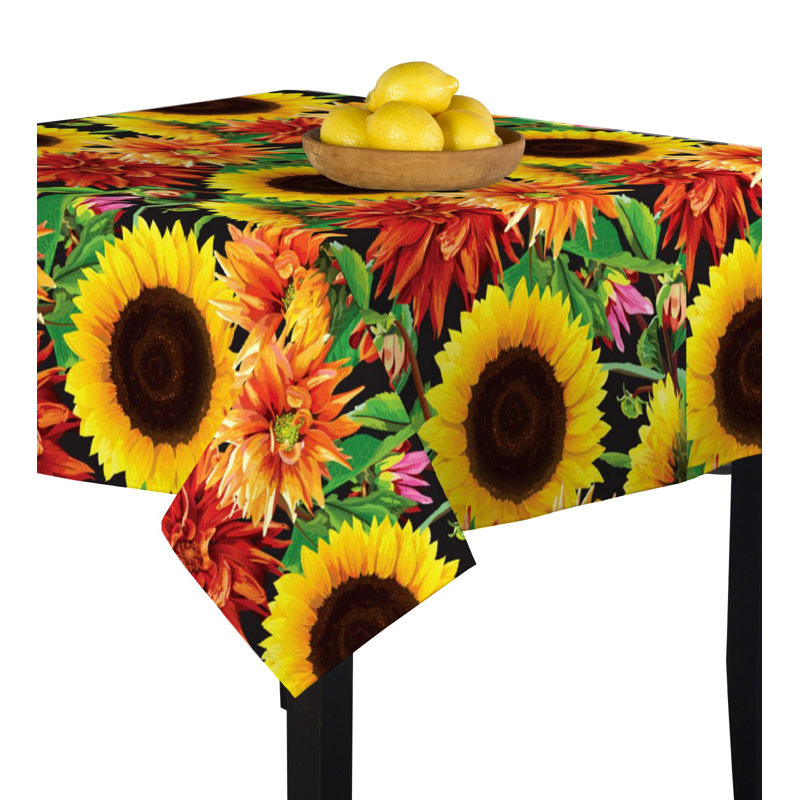 Makaila Sunflower Garden Tablecloth