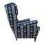 Velvet Wingback Chair
