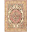 Tapis persan antique rose / ivoire Kerman