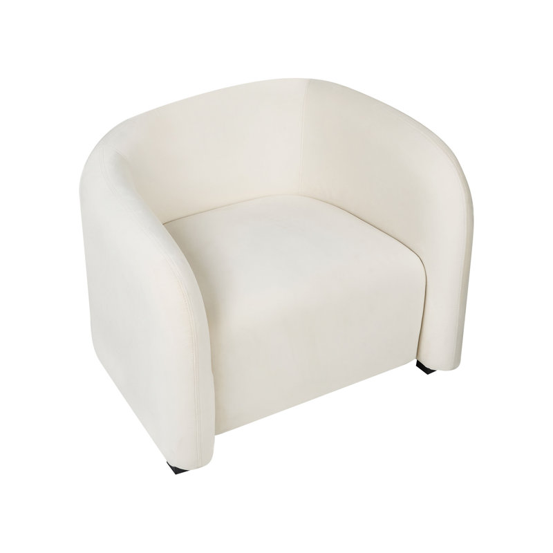 Andice 3 - Piece Velvet Living Room Set, White