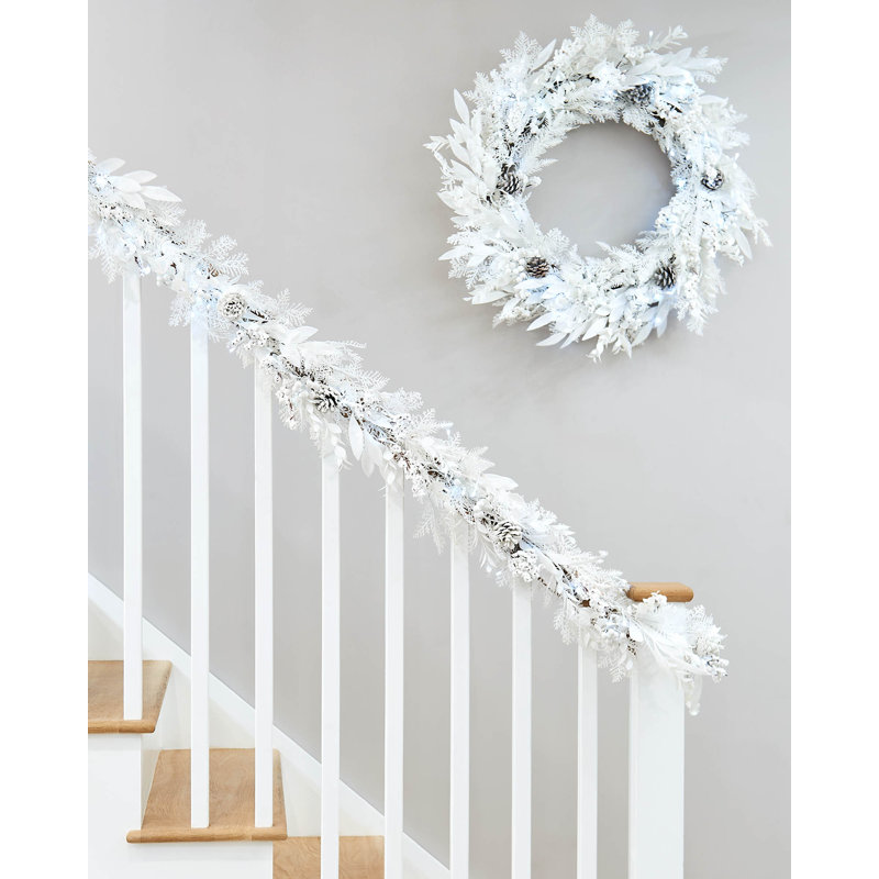 70cm Lighted Faux Garland with Lights