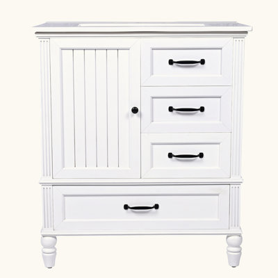 Bathroom Vanity with Sink and A Door