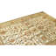 Hand Knotted Wool Area Rug in Gold