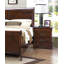 Table de chevet classique de style Louis Philippe avec 2 tiroirs de style traditionnel-1333049186