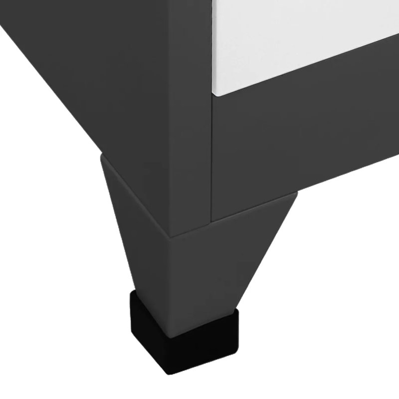 Vytis Metal 1 - Tier 90cm Cubby, Anthracite/White