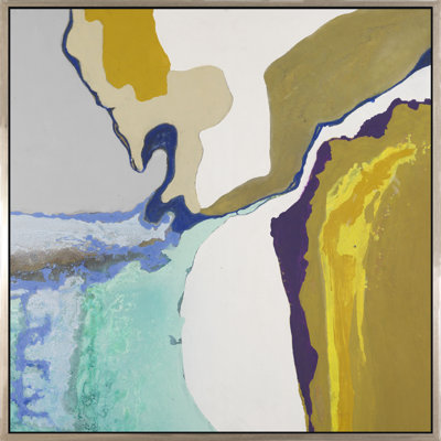 Passages - Peinture sur toile à cadre flottant
