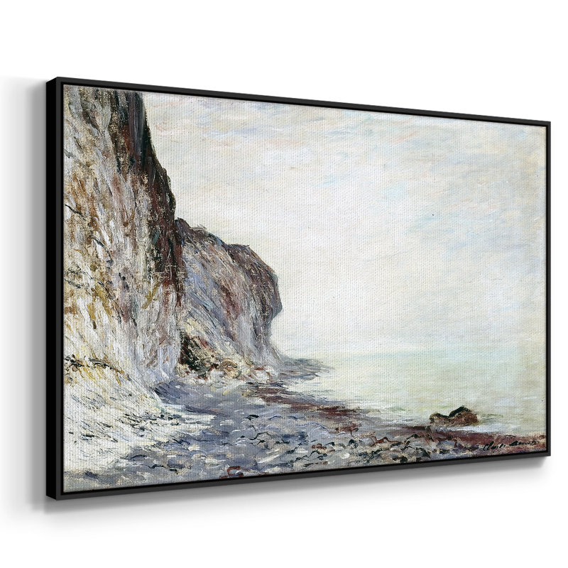 Cliff, 1882, reproduction d'art sur toile, H 27 po x l 41 po x P 2 po, Toile avec cadre flottant noir