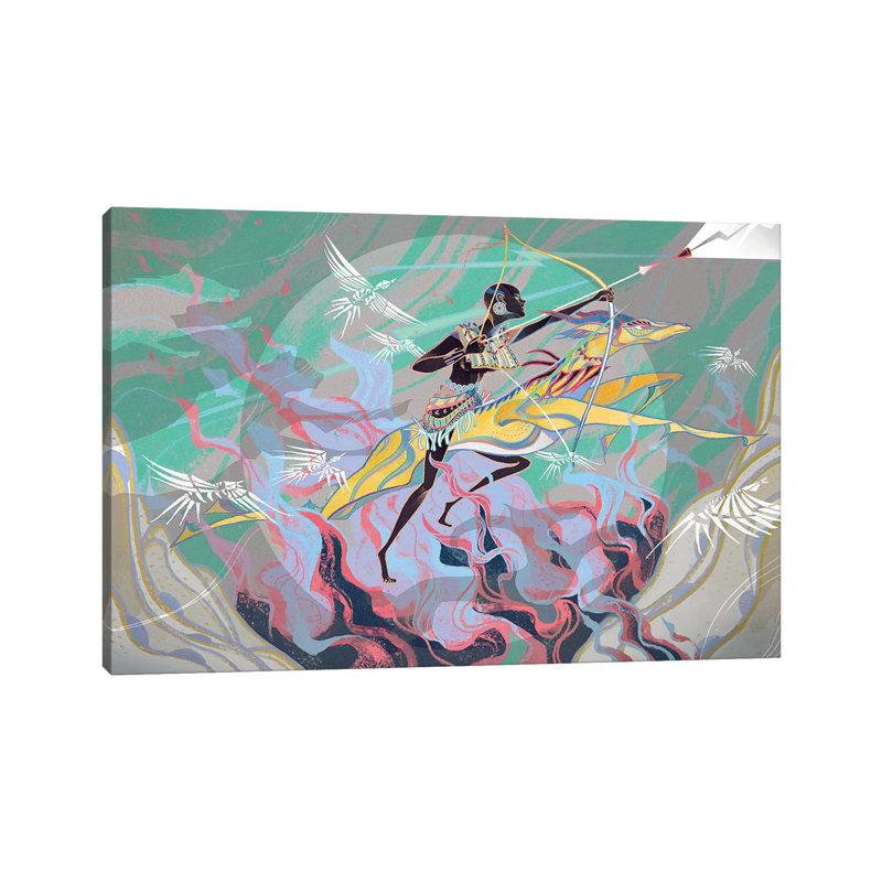 «No Accord, No Killing» par Sija Hong - reproduction d'art, Pas de tapis, H 18 po x l 26 po x P 1,5 po, Toile tendue