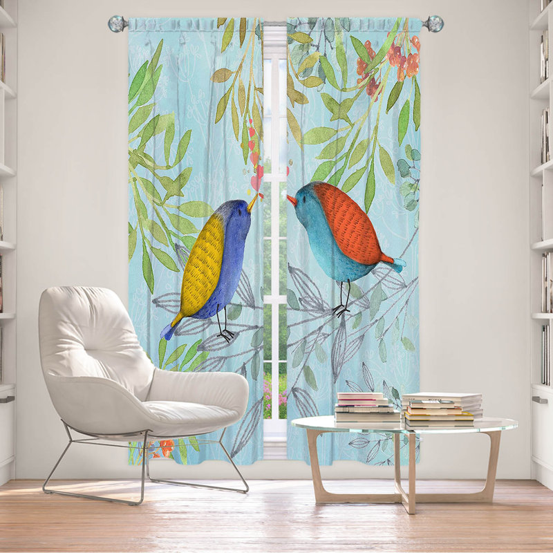Dingyue Room Darkening Curtain Pair, 20" W x 82" L