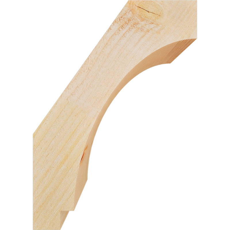 Imperial Knee Brace, Douglas Fir, Rough, 14" H x 6" W x 10" D